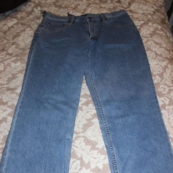 New Jean JosA Bank 36x30L Traveler Denim - Picture 1 of 4